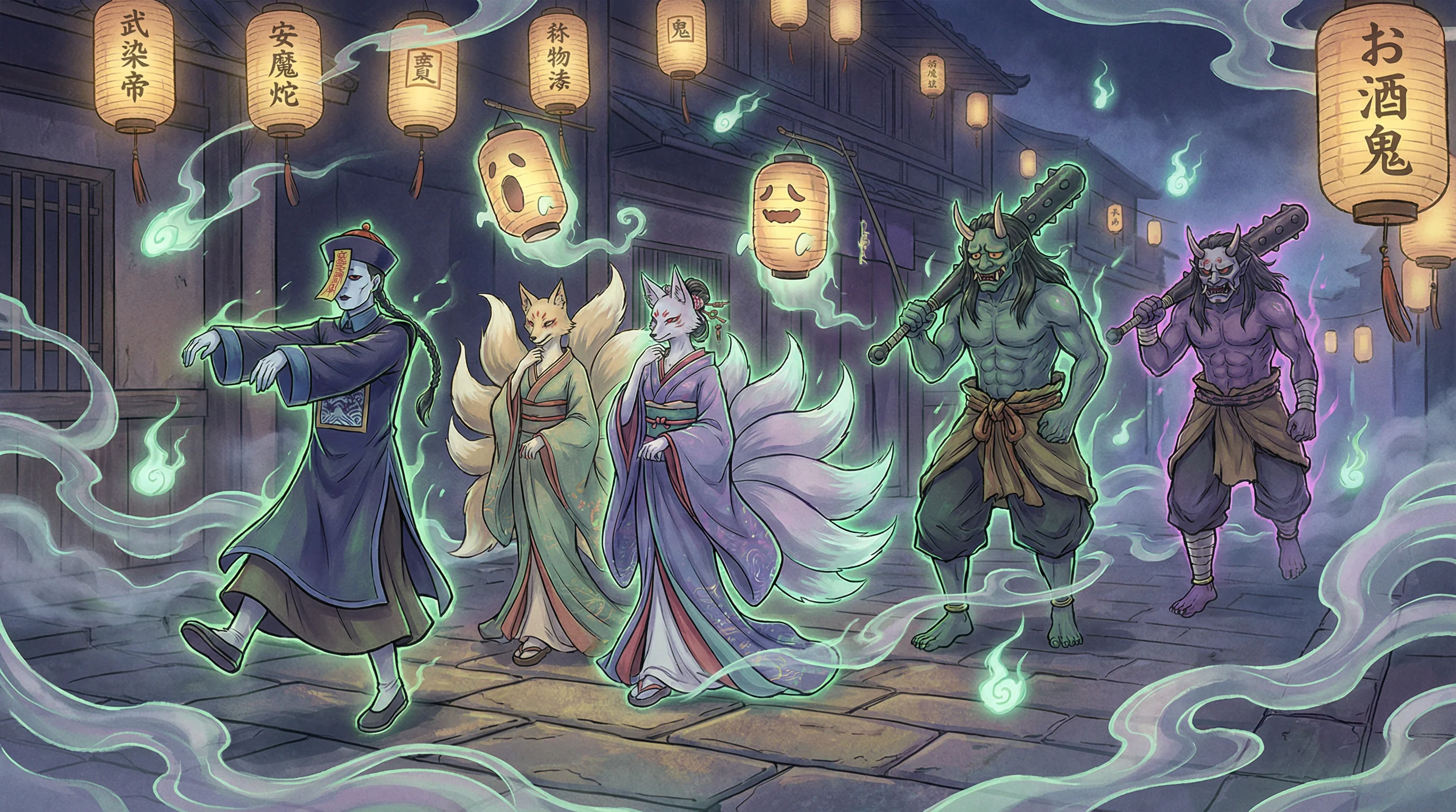 百鬼夜行 - 我的娘家我的婆全集 中日鬼怪动漫